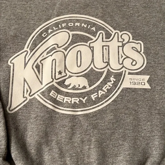 KNOTTS BERRY FARM KIDS HEATHER CREWNECK SWEATSHIRT SIZE MEDIUM - Picture 3 of 9
